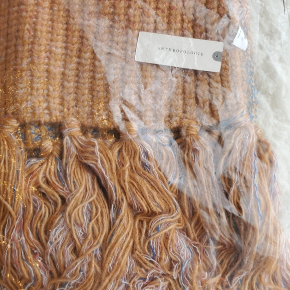 Anthropologie Celeste Ribbed Scarf - ombre neutral - Picture 5 of 8